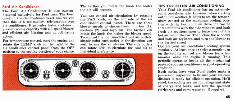 1964 Ford Fairlane Owners Manual Page 38